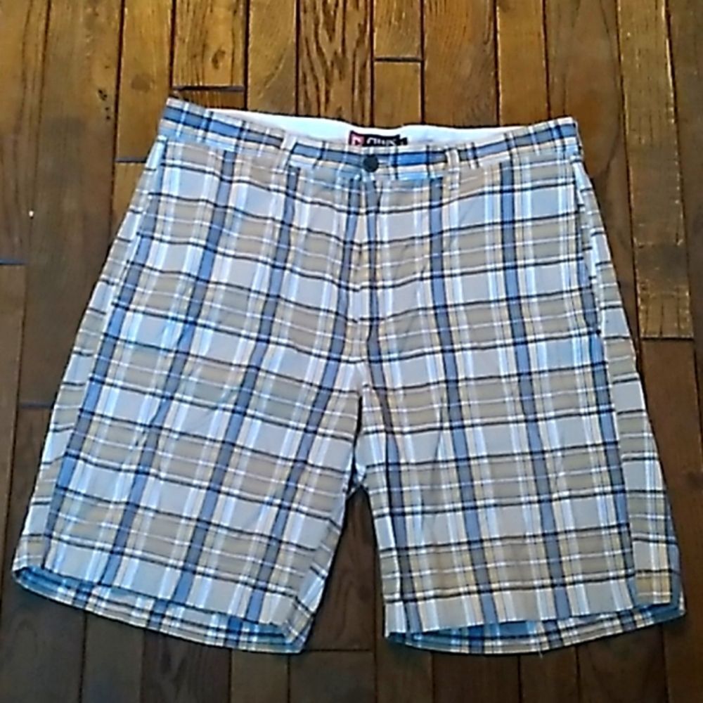 Chaps Mens Plaid Shorts. Sz 36